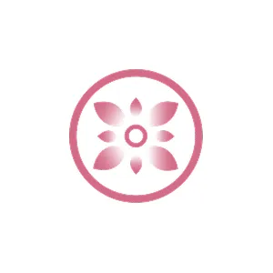 Floral mark logo